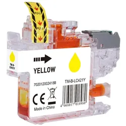 BULK LC421Y Alternativ (Dye) Tinte Gelb für Brother / LC421Y / 6,5ml