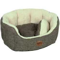NOBBY Komfort Bett oval ALBA  Komfort Bett oval ALBA braun 55 x 50 x 21 cm