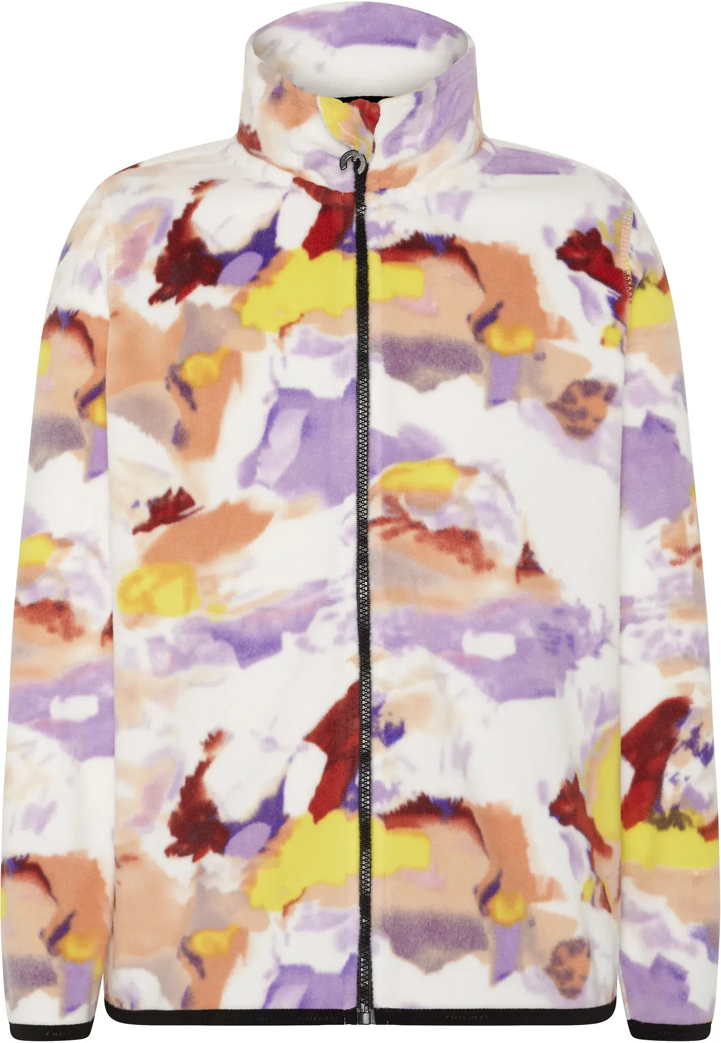 Fleecejacke CHIEMSEE, Mädchen, Gr. 170/176, lila (orange, lila), 100% Polyester, Jacken Fleecejacke