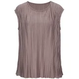 LASCANA Pliseetop Taupe 32/34