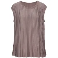 LASCANA Pliseetop Taupe 32/34