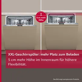 Neff N50 S245ECS15E Einbau-Geschirrspüler (teilintegrierbar, 598 mm breit, Edelstahl)