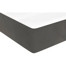 vidaXL Taschenfederkernmatratze Dunkelgrau 100x200x20 cm Samt