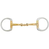 Olivenkopftrense Doppelt Gebrochen 14 mm Gebiss 14,5 cm