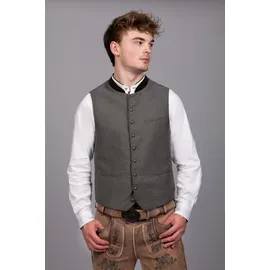 Edelnice Trachten Weste Fritz Rauchgrau - Grün