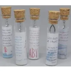 Geldgeschenkglas Geburt/Taufe sort. 9544 11x2,5cm