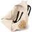 Totsy Baby Einschlagdecke Musselin – Atmungsaktive Babydecke für Kinderwagen und Autositz, Totsy Baby beige|braun