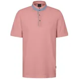 Bugatti Poloshirt mit Stehkragen rot L