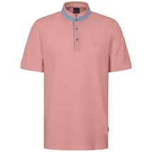 Bugatti Poloshirt mit Stehkragen rot L