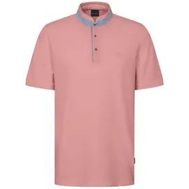 Bugatti Poloshirt mit Stehkragen rot L