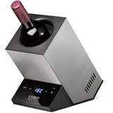 CASO DESIGN CASO WineCase One Inox Design Weinkühler für eine Flasche,