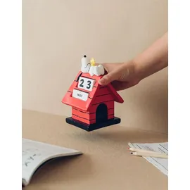Grupo Erik Ewiger Kalender Snoopy Hundehütte 3D Rot