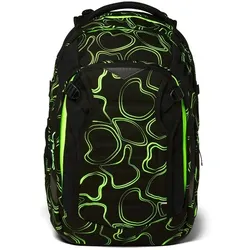 Satch match Schulrucksack 45 cm black neon green