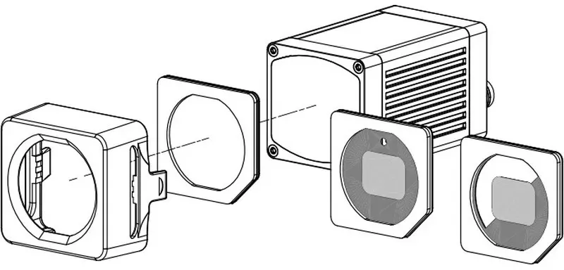 Sensopart Polfilterscheibe LPF Vxx S1