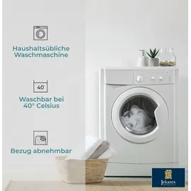 Jekatex Multiflex 3-Zonen Komfortschaum Topper 120 x 200 cm weiß