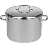 RIESS 1809-043 28 cm 13,5 l mit Deckel silber