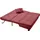 Ell + Ell Schlafcouch Polyester 2-Sitzer Rot