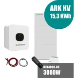 Growatt MIN 3000-XH Hybrid Wechselrichter 15,3 kWh Bundle