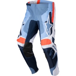 Alpinestars Fluid Agent Motocross Hose, blau-orange, Größe 28 für Männer