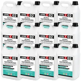 LEVEL+ Acryl Tiefengrund Milchweiss 60 l