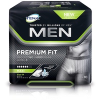 TENA Men Premium Fit Schutzunterwäsche Level 4 - Medium (6 Stück à 10 Stück)