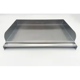 Grillfürst Grillplatte 41 x 24,5 cm Edelstahl weiß
