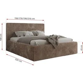MKS TILIANO CLASSIC 180 x 200 cm Braun