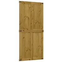 vidaXL Corona rechts 90 x 210 cm Honigbraun