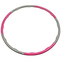 V3Tec Gymnastikreifen mit Gewicht Druchmesser 100cm Farbe pink grau