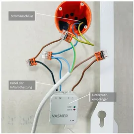 VASNER VUP Thermostat-Empfänger elektronisch für Infrarotheizung