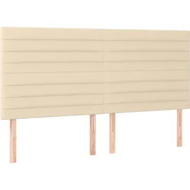 vidaXL Boxspringbett 180 x 200 cm Creme
