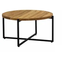 Apple Bee Condor Loungetisch 74cm Aluminium/Teak schwarz
