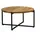 Apple Bee Condor Loungetisch 74cm Aluminium/Teak schwarz
