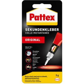Pattex Sekundenkleber Classic flüssig, 3 g (3 g)