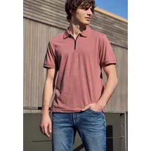 STREET ONE MEN Poloshirt im soften Baumwoll-Mix rosa XXXL (58)