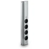 naber gmbh Mehrfachsteckdose Mira Wand small Edelstahl 2 St.
