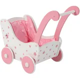 Bayer Chic 2000 Holzpuppenwagen stars pink