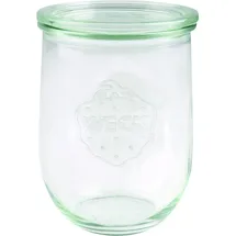 Weck Einkochgläser Tulpenform 1L, Einweckgläser, Rundrandglas mit Deckel