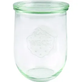 Weck Einkochgläser Tulpenform 1L, Einweckgläser, Rundrandglas mit Deckel