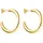 Purelei Creolen Kumu O gold Edelstahl unisize