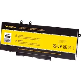 PATONA Akku für Dell Latitude 5400 5401 5500 5501 5510 5511 Precision 3541 3550 3551 - Schwarz/Gelb