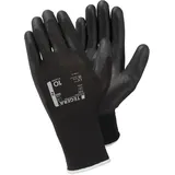 PU-Handschuhe 866 Schwarz | 6 Paar pro VPE - 11 (XXL)