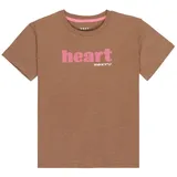 Roxy Kurzarm T-Shirt ORCHIDREGULAR Art", Girl's Brown 6, woodsmoke, 6 Jahre