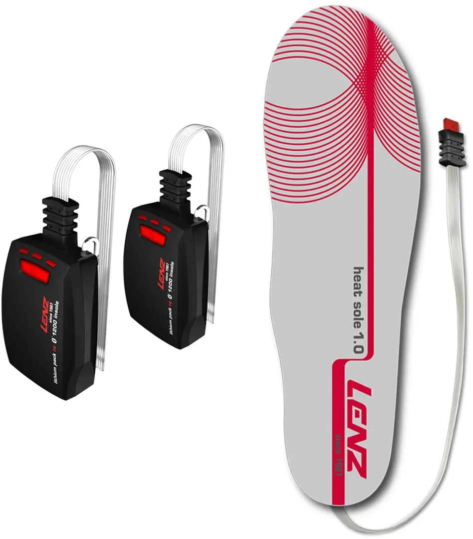 Lenz Lithium Pack Insole RCB 1200 + Heat Sole 1.0 Set Instellen, zwart, Eén maat Voorman