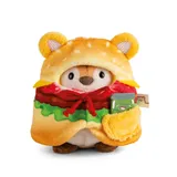 NICI Kuscheltier Tiger Tiggy 8cm mit Gurkenglas & Hamburgerkostüm