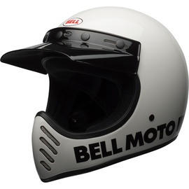 Bell Helme Bell Moto-3 Classic White Crosshelm weiß S