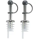 Metaltex Flaschenausgiesser 2er Set Inox