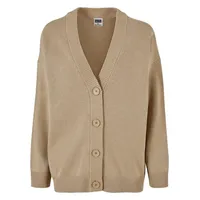 URBAN CLASSICS Gestrickte Strickjacke in wetsand | Gr.: 4XL