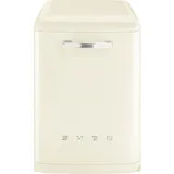 Smeg LVFABCR3  Retro-Geschirrspüler (freistehend, 598 mm breit, Creme)