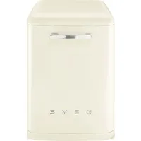 Smeg LVFABCR3  Retro-Geschirrspüler (freistehend, 598 mm breit, Creme)